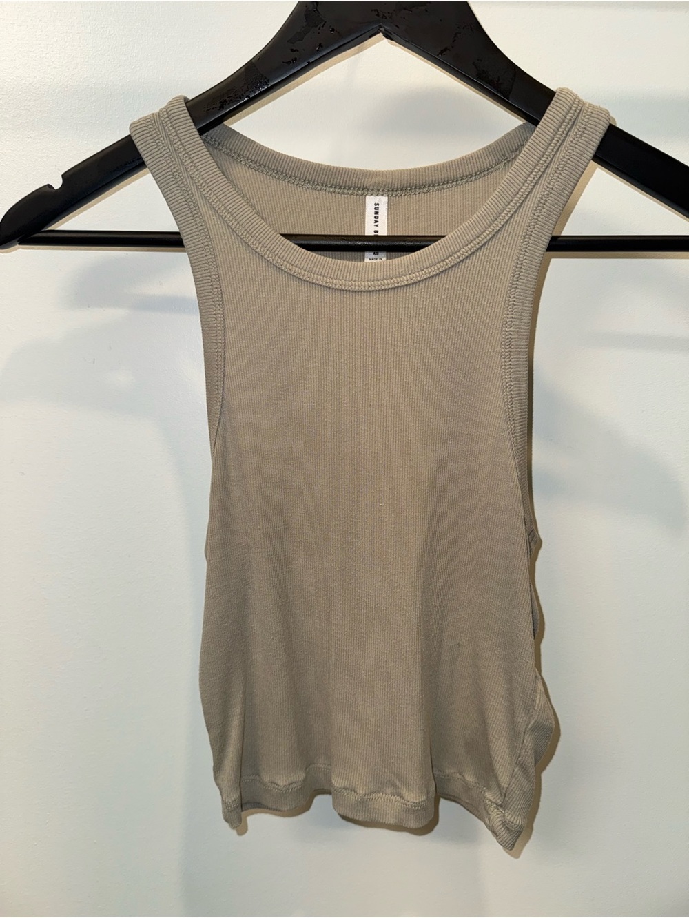 Aritzia sunday best soft stretchy cropped tank